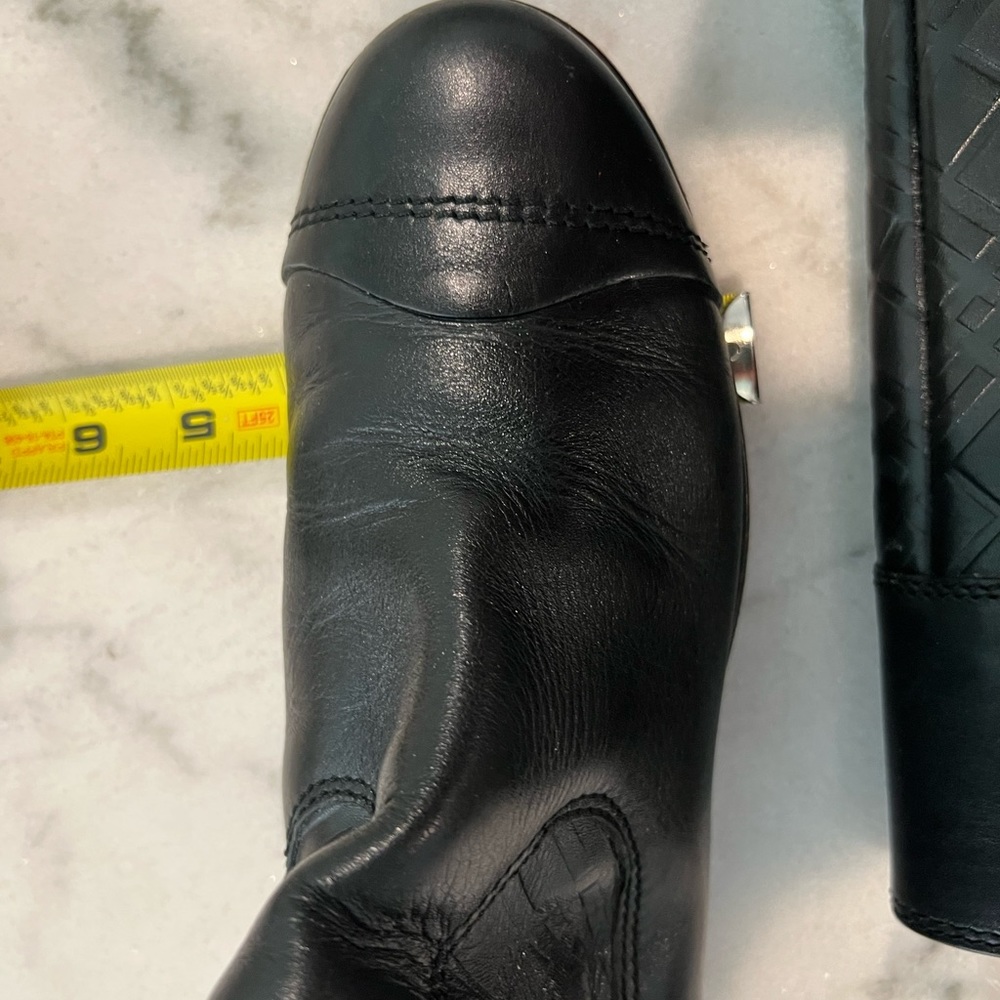BURBERRY NOVA CHECK Equestrian Signature Riding Boots Size 39.5 - Picture 14 of 16